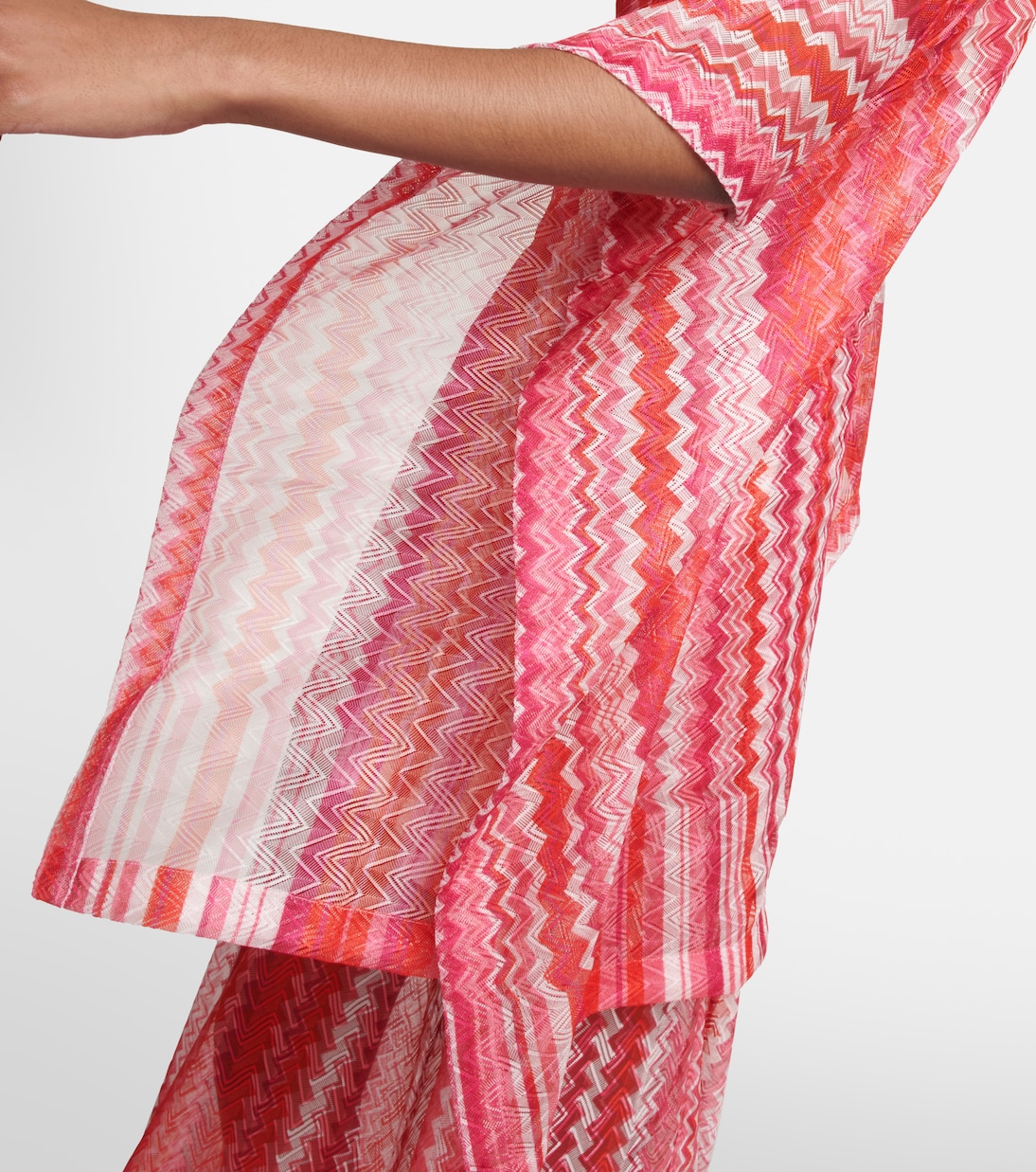 Caftán de punto en zigzag | Missoni Mare