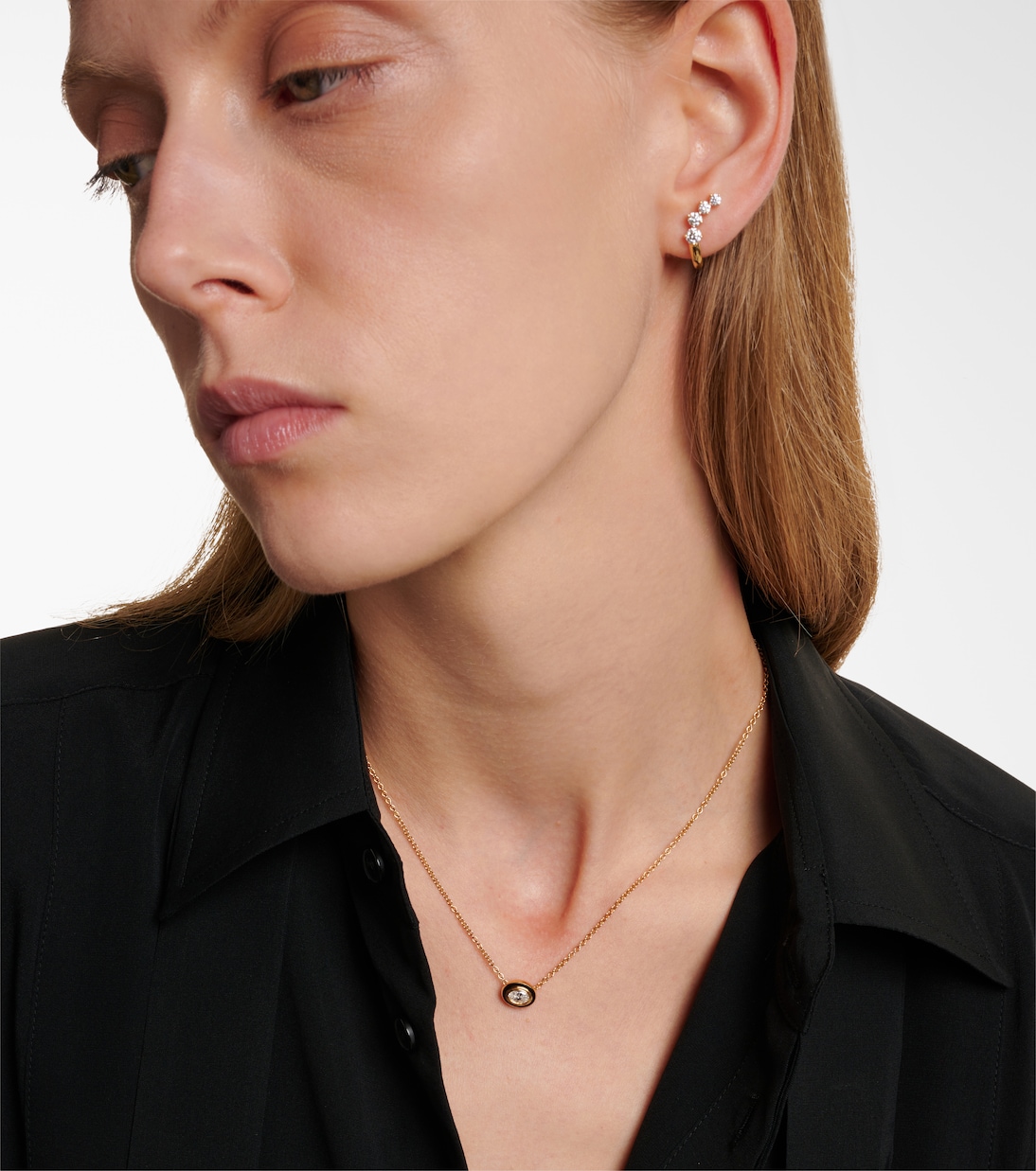 Collier Lenox Reign en or 18 ct et diamant | Melissa Kaye