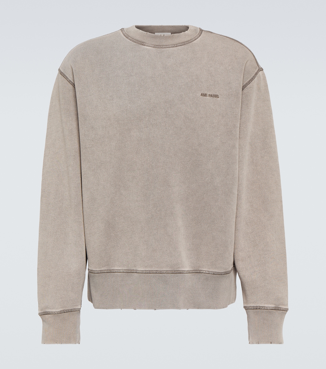 Felpa in jersey di cotone con logo | Ami Paris
