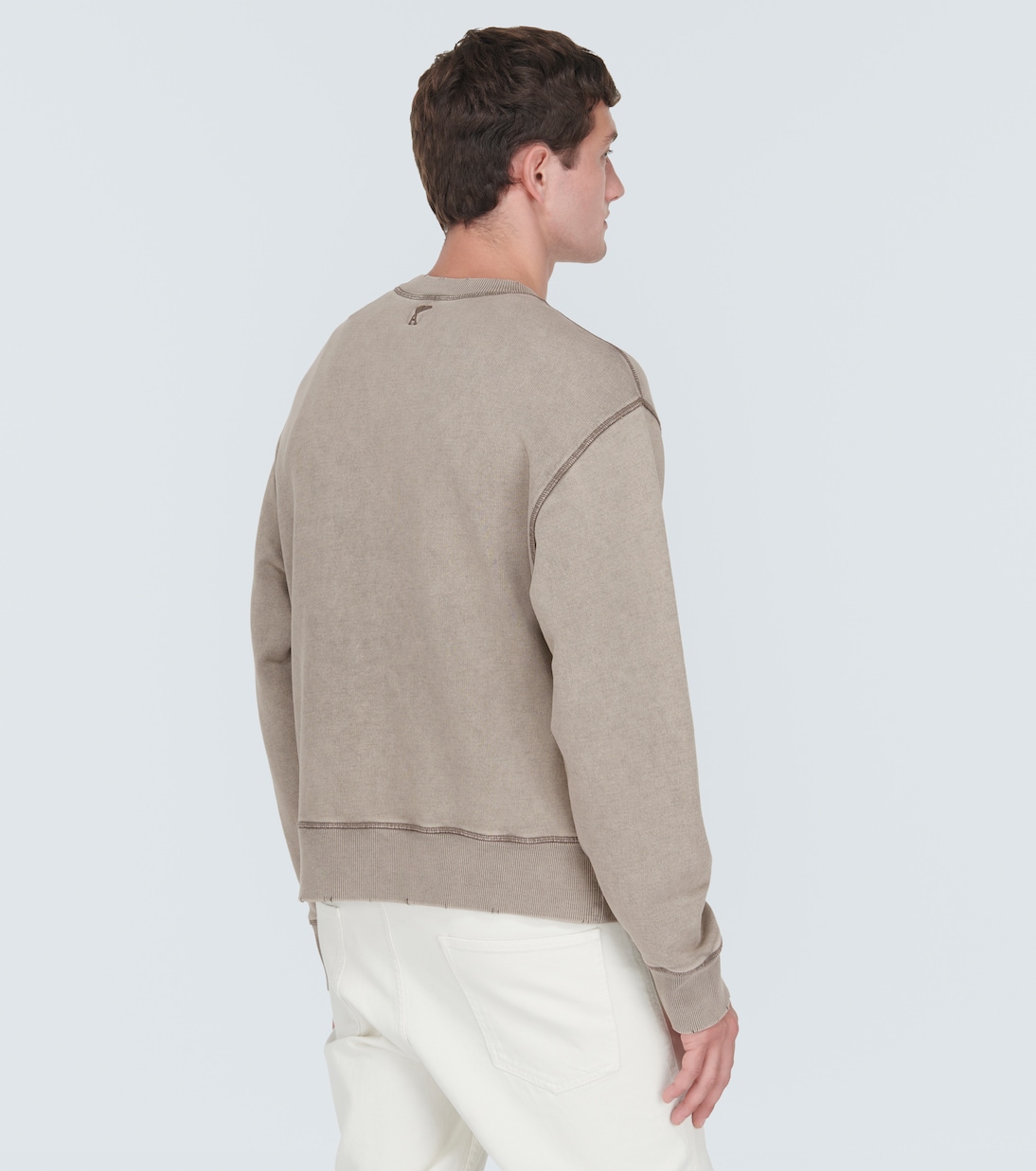 Felpa in jersey di cotone con logo | Ami Paris