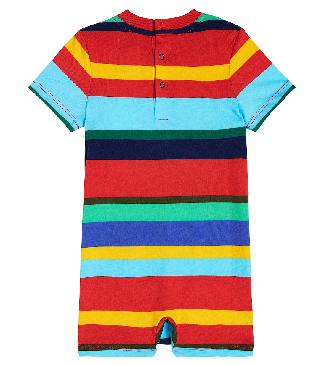 Baby - Jumpsuit corta in cotone a righe | Polo Ralph Lauren Kids