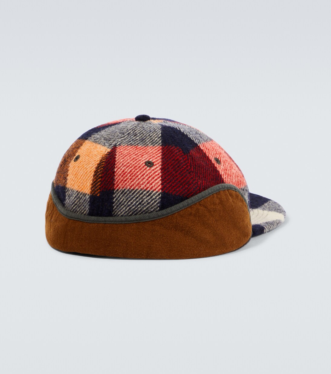 Gorra de lana a cuadros con orejeras | RRL