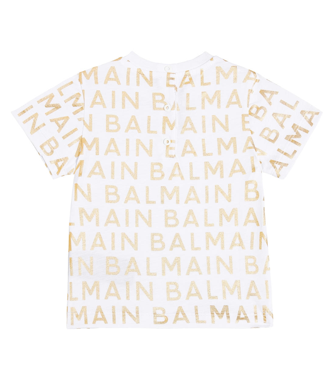 Baby T-Shirt aus Baumwoll-Jersey | Balmain Kids