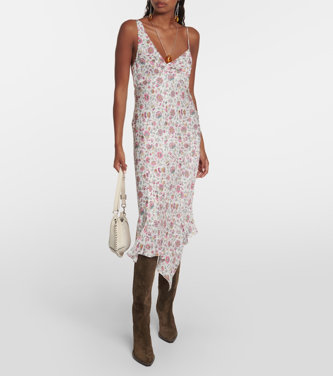 Midikleid Lucia aus Satin | Isabel Marant