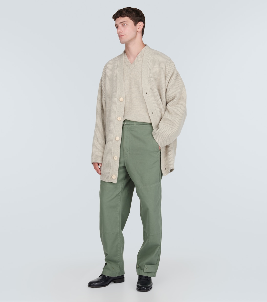 Pantalones de denim con cinturón | Lemaire