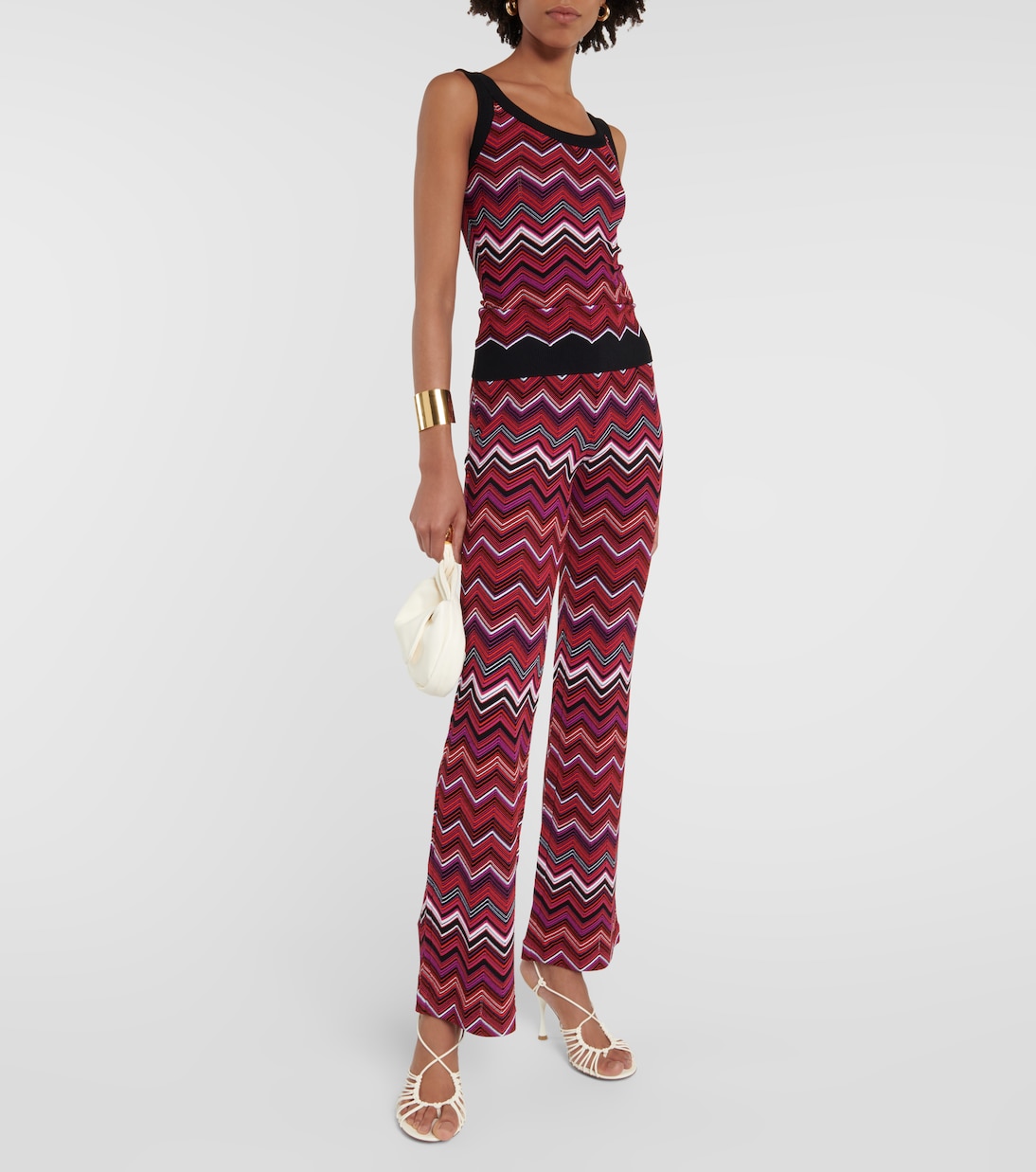 Pantaloni regular a zig-zag | Missoni