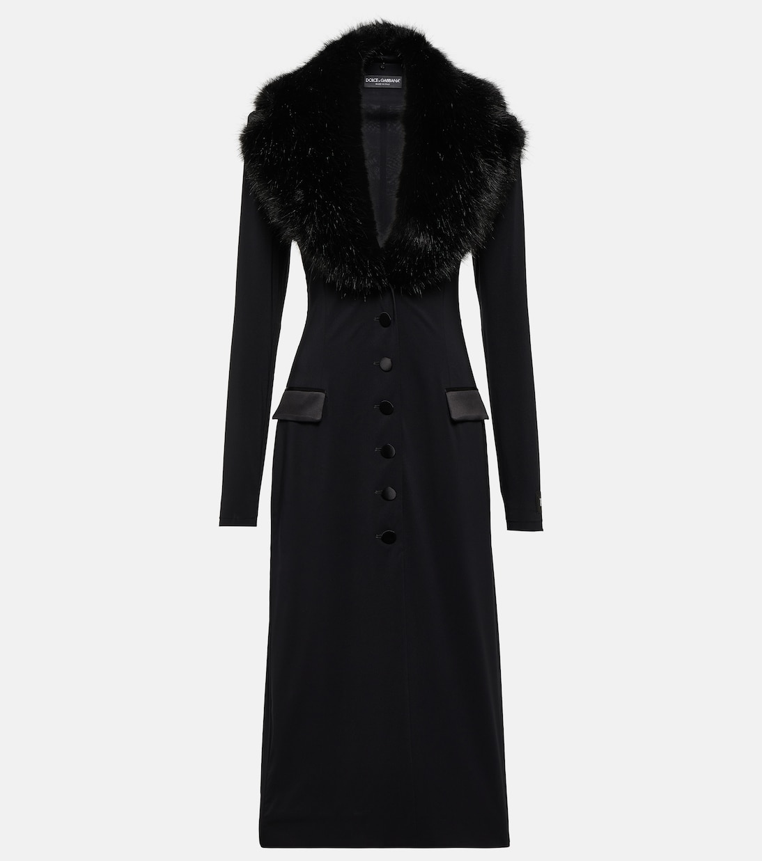 Abrigo de georgette de seda | Dolce&Gabbana