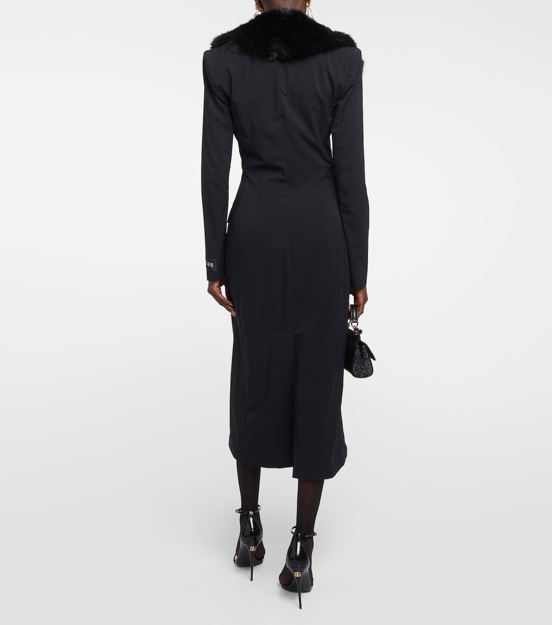 Abrigo de georgette de seda | Dolce&Gabbana