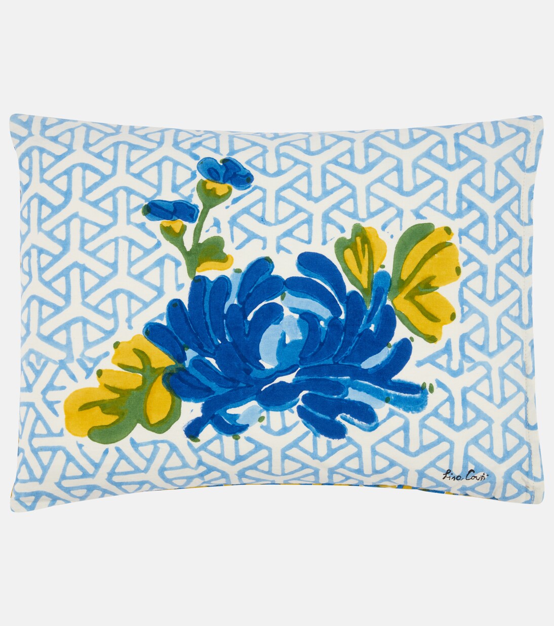 Vienna rectangular cotton cushion | Lisa Corti