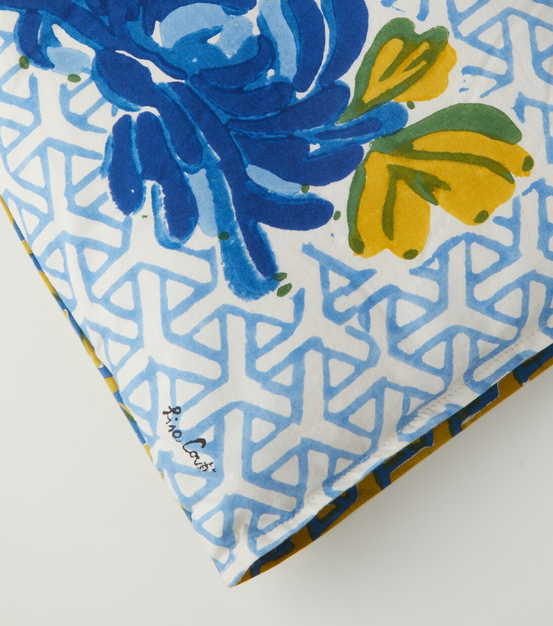 Vienna rectangular cotton cushion | Lisa Corti