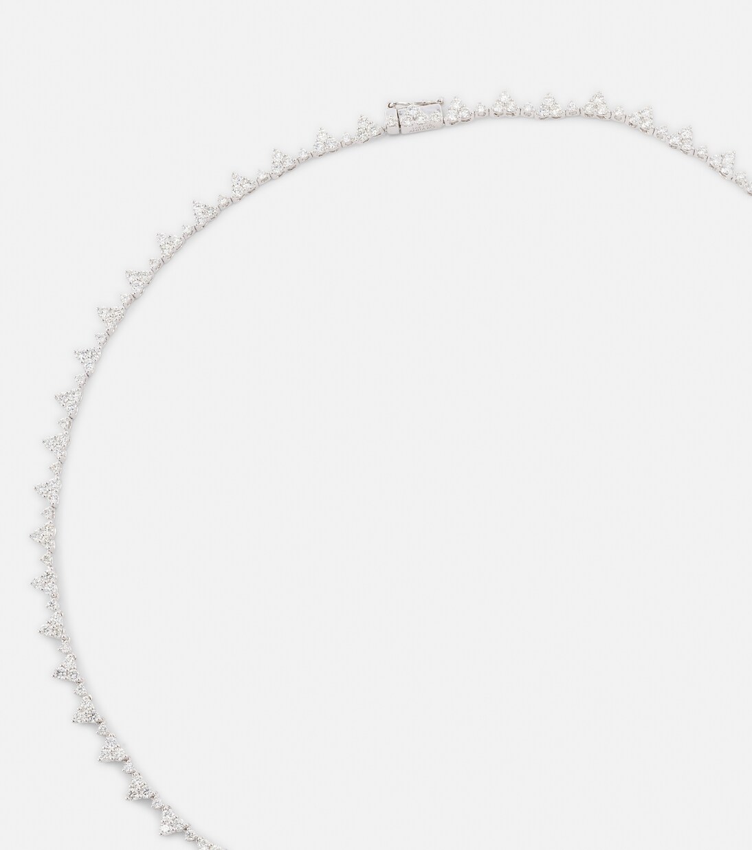 Collana in oro bianco 18kt con diamanti - Collezione Eternità di Anita Ko per giovani eleganti