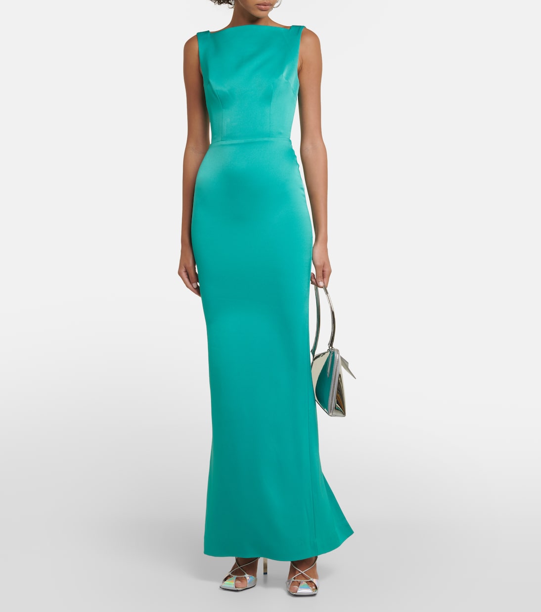 Satin crêpe gown | Alex Perry