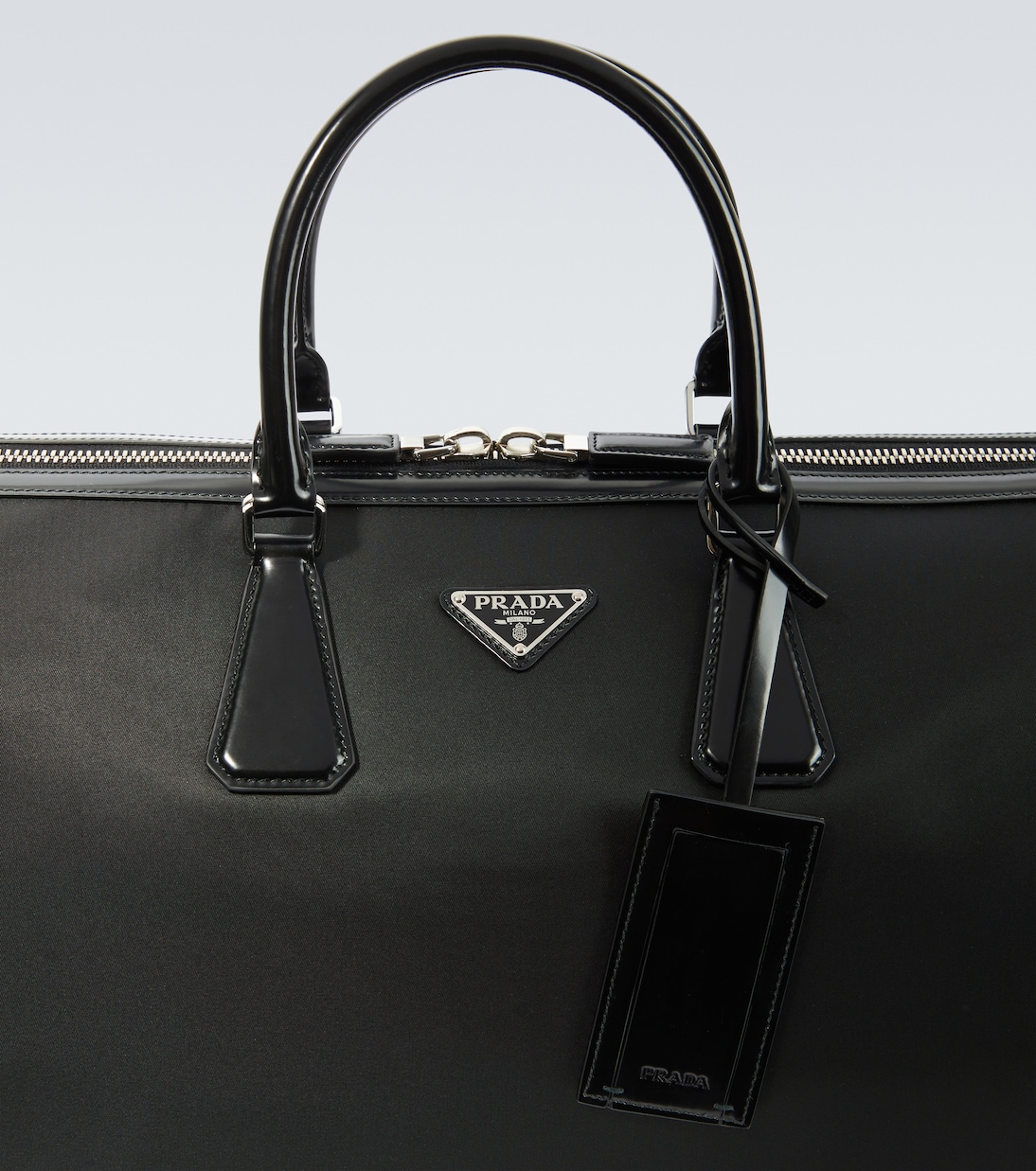 Weekender mit Leder | Prada
