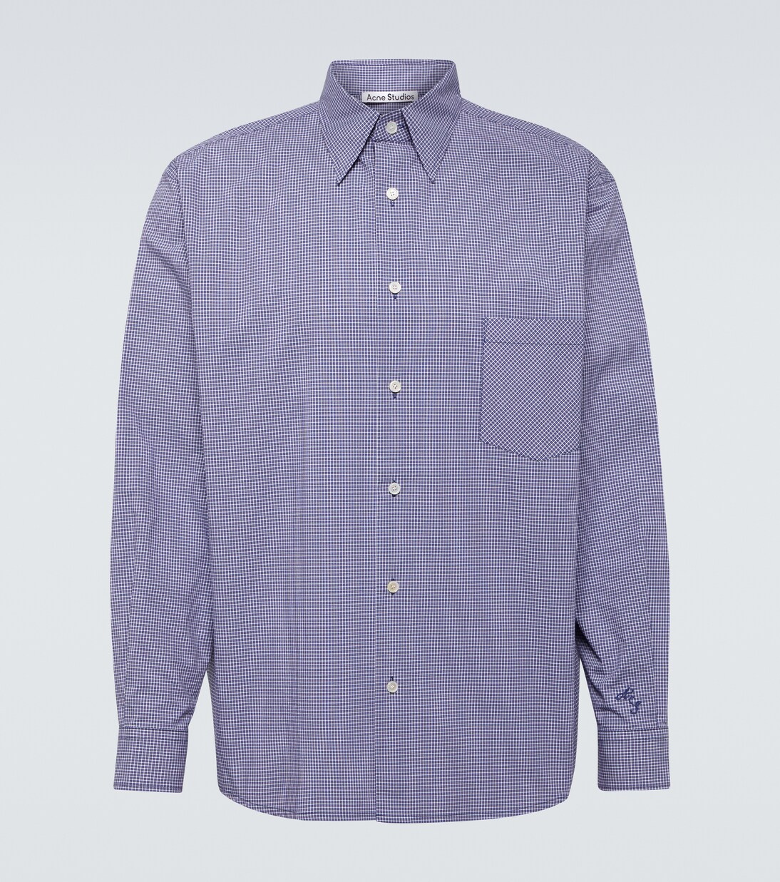 Camicia in cotone a quadri | Acne Studios