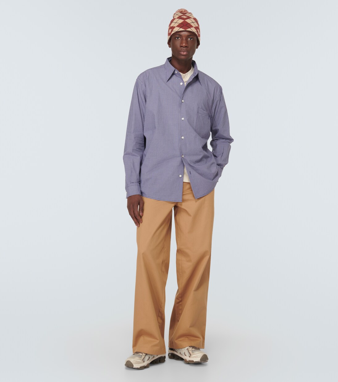 Camicia in cotone a quadri | Acne Studios