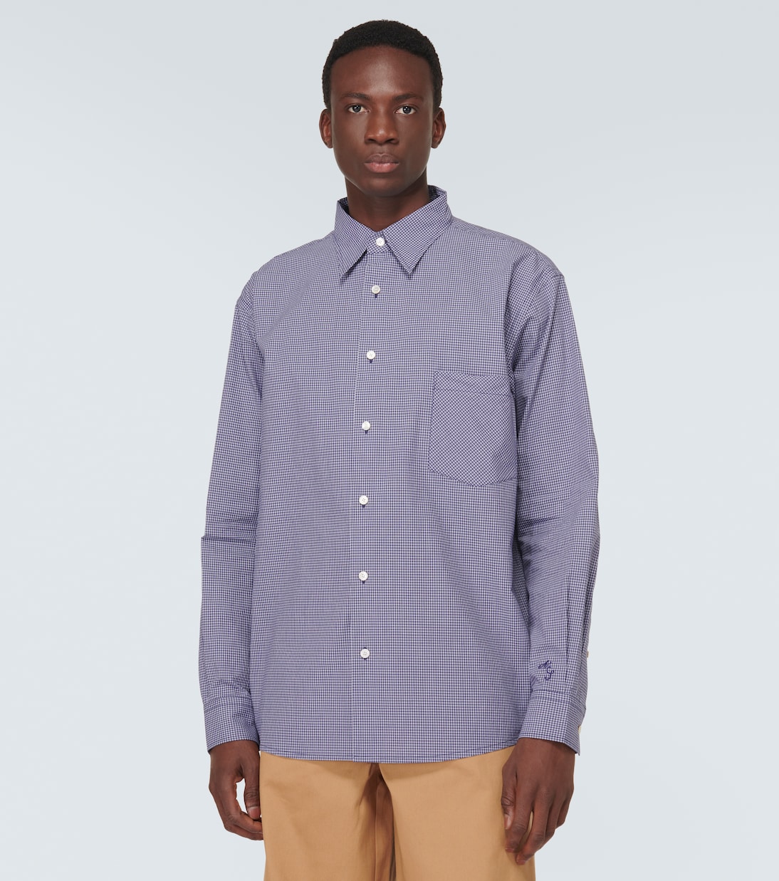 Camicia in cotone a quadri | Acne Studios