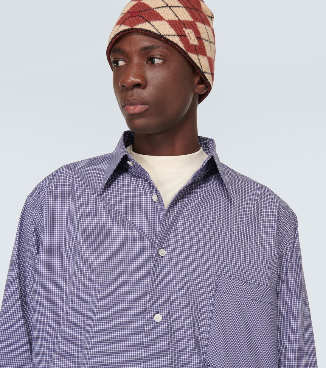 Camicia in cotone a quadri | Acne Studios