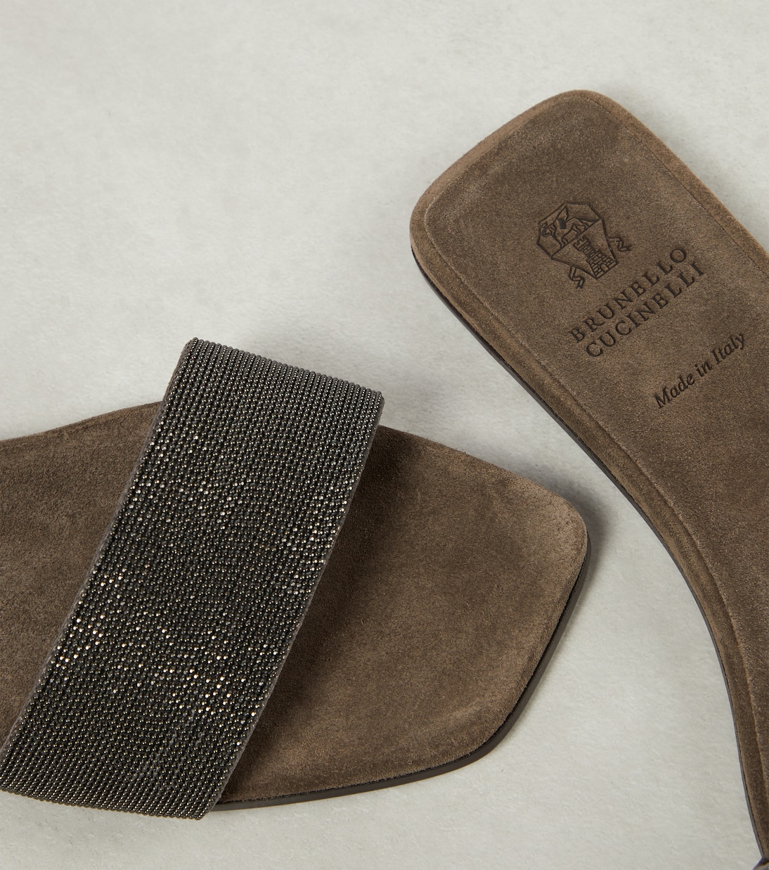 Sandali in suede | Brunello Cucinelli