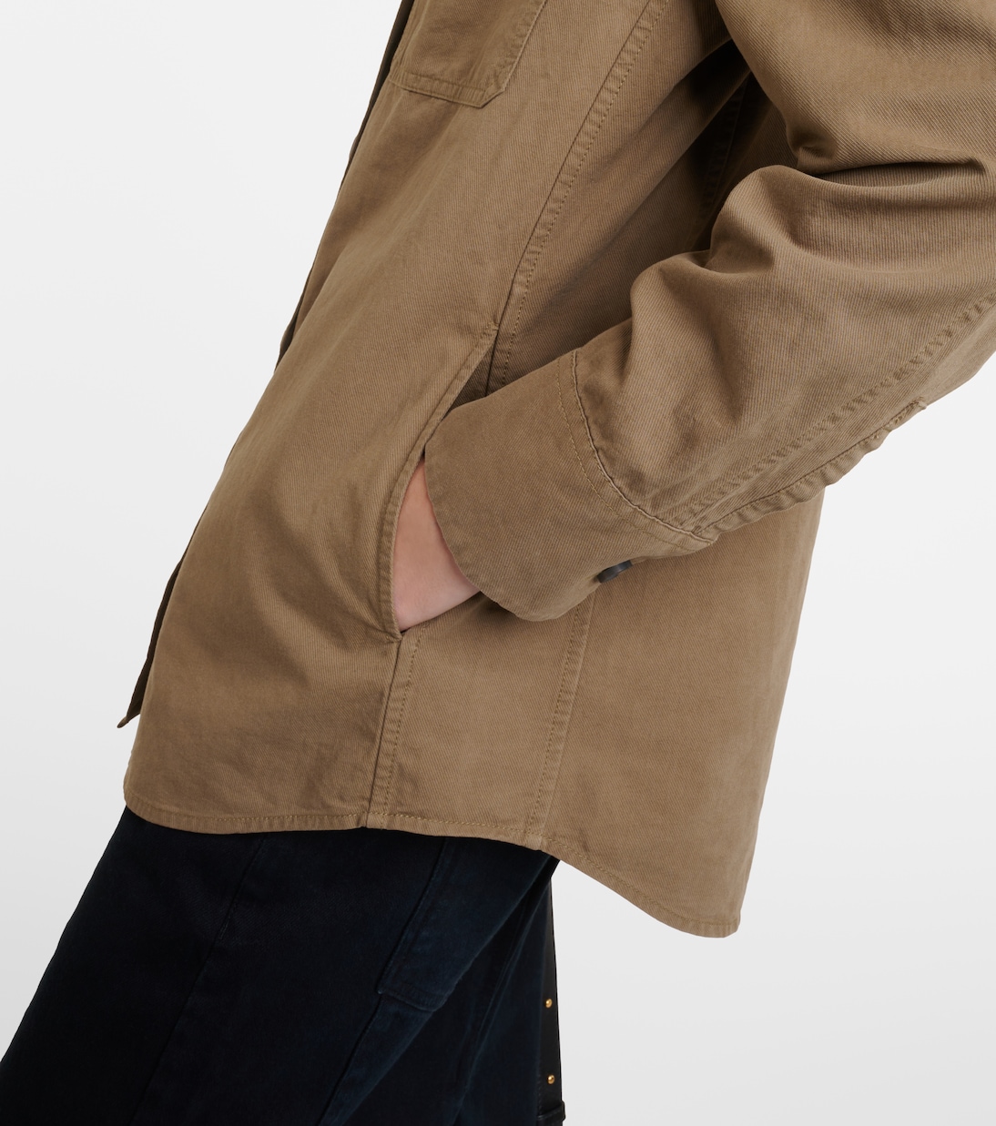 Hemdjacke aus Baumwolle | Vince