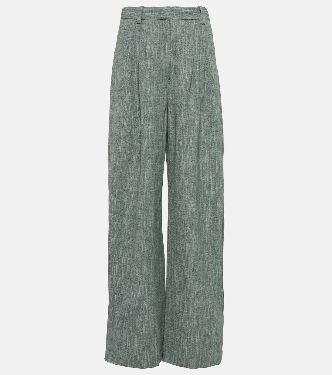 Pantalones anchos de mezcla de lana | CO