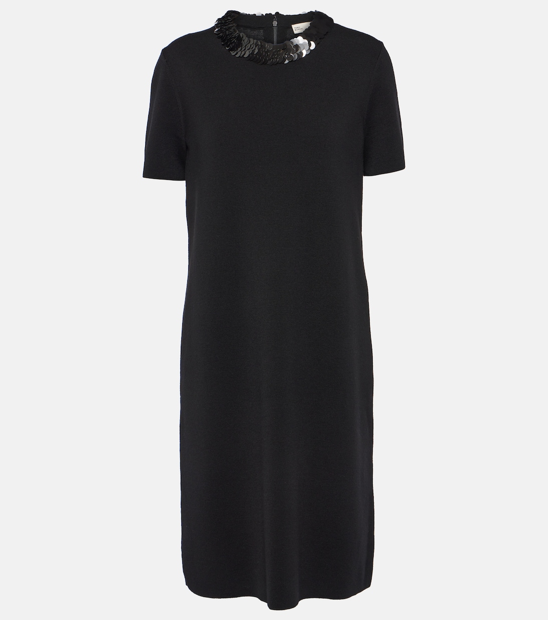 Verziertes Midikleid aus einem Wollgemisch | Tory Burch