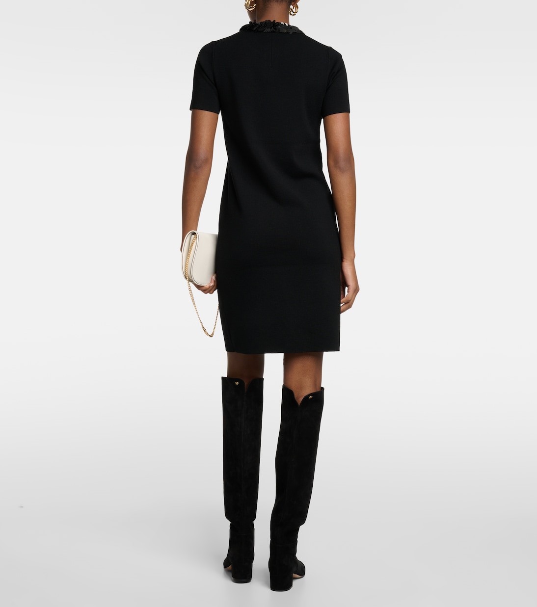 Verziertes Midikleid aus einem Wollgemisch | Tory Burch