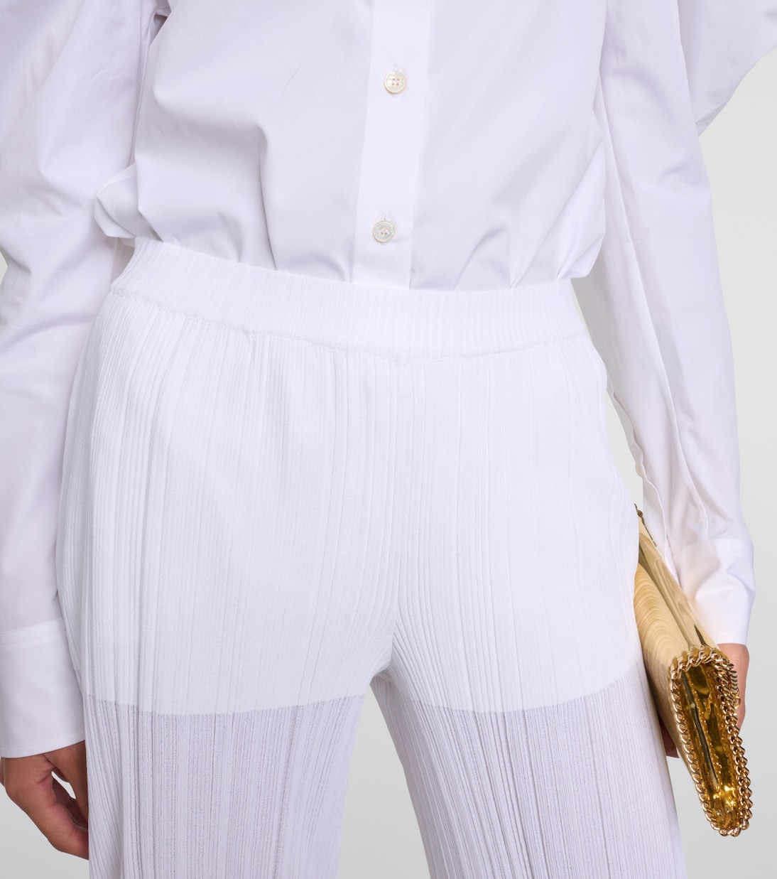 Pantaloni regular in maglia | Stella McCartney