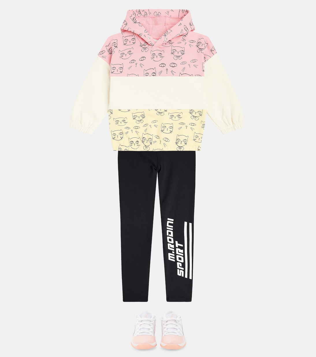 Sudadera con capucha Cathlethes de algodón | Mini Rodini