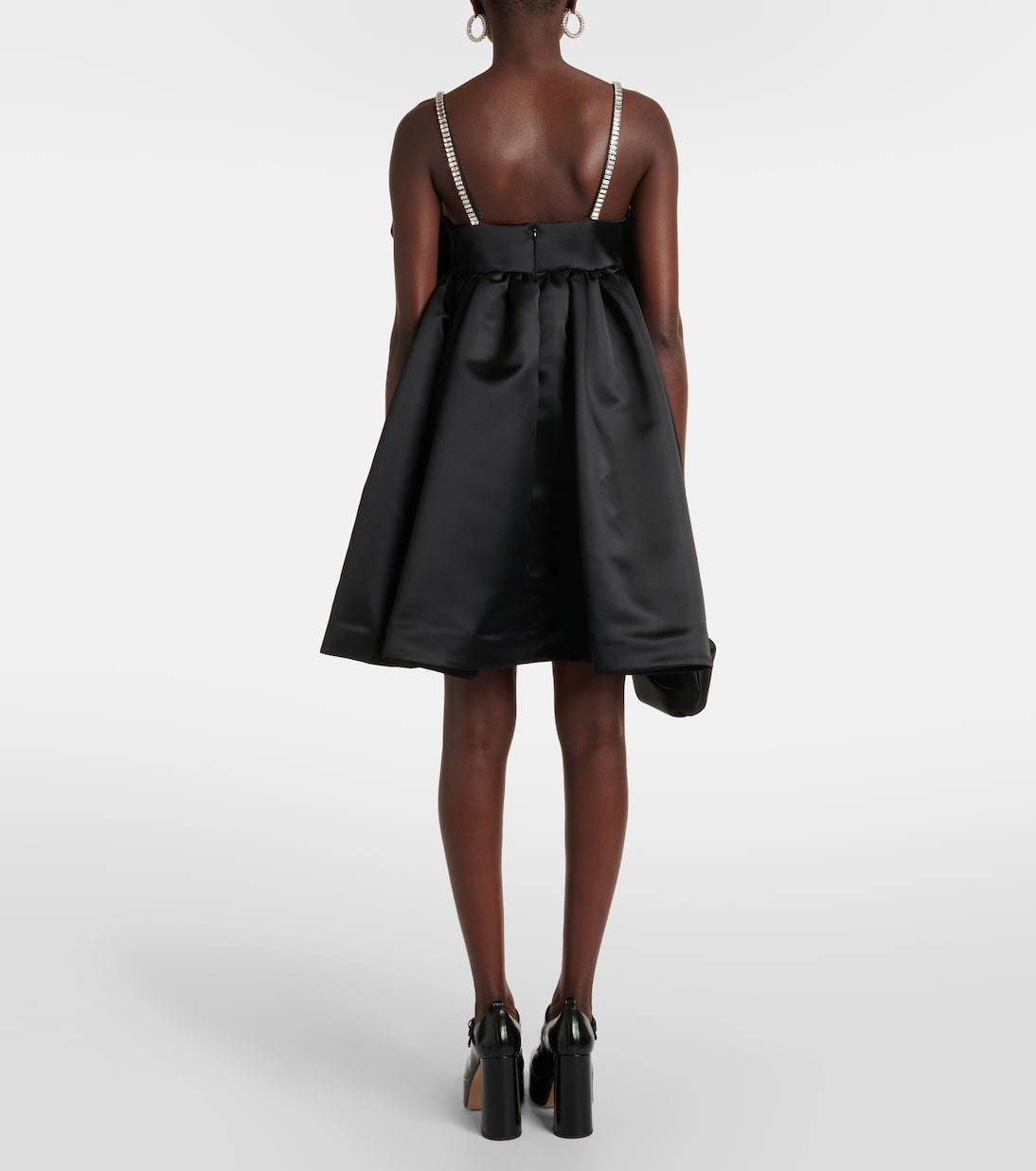Robe en satin à ornements | Nina Ricci