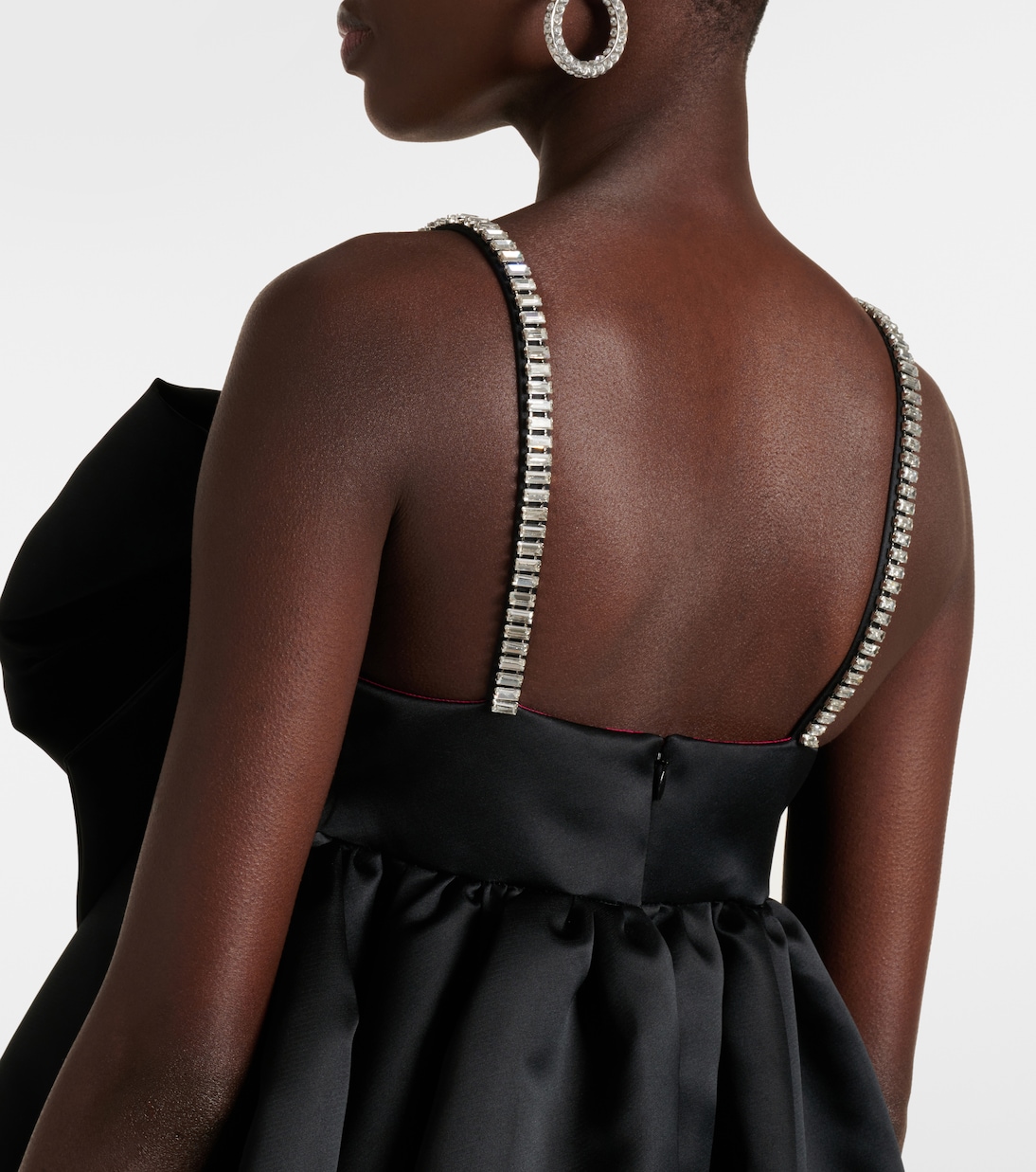 Robe en satin à ornements | Nina Ricci