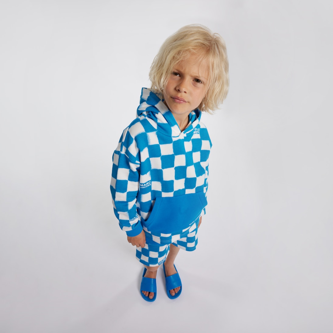 Checked cotton Bermuda shorts | Marc Jacobs Kids