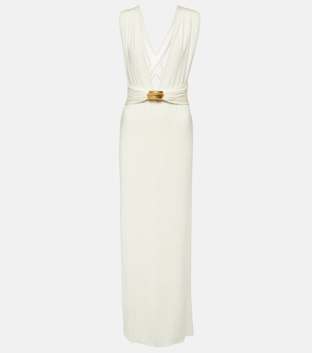 Abito lungo in jersey con cut-out | Tom Ford