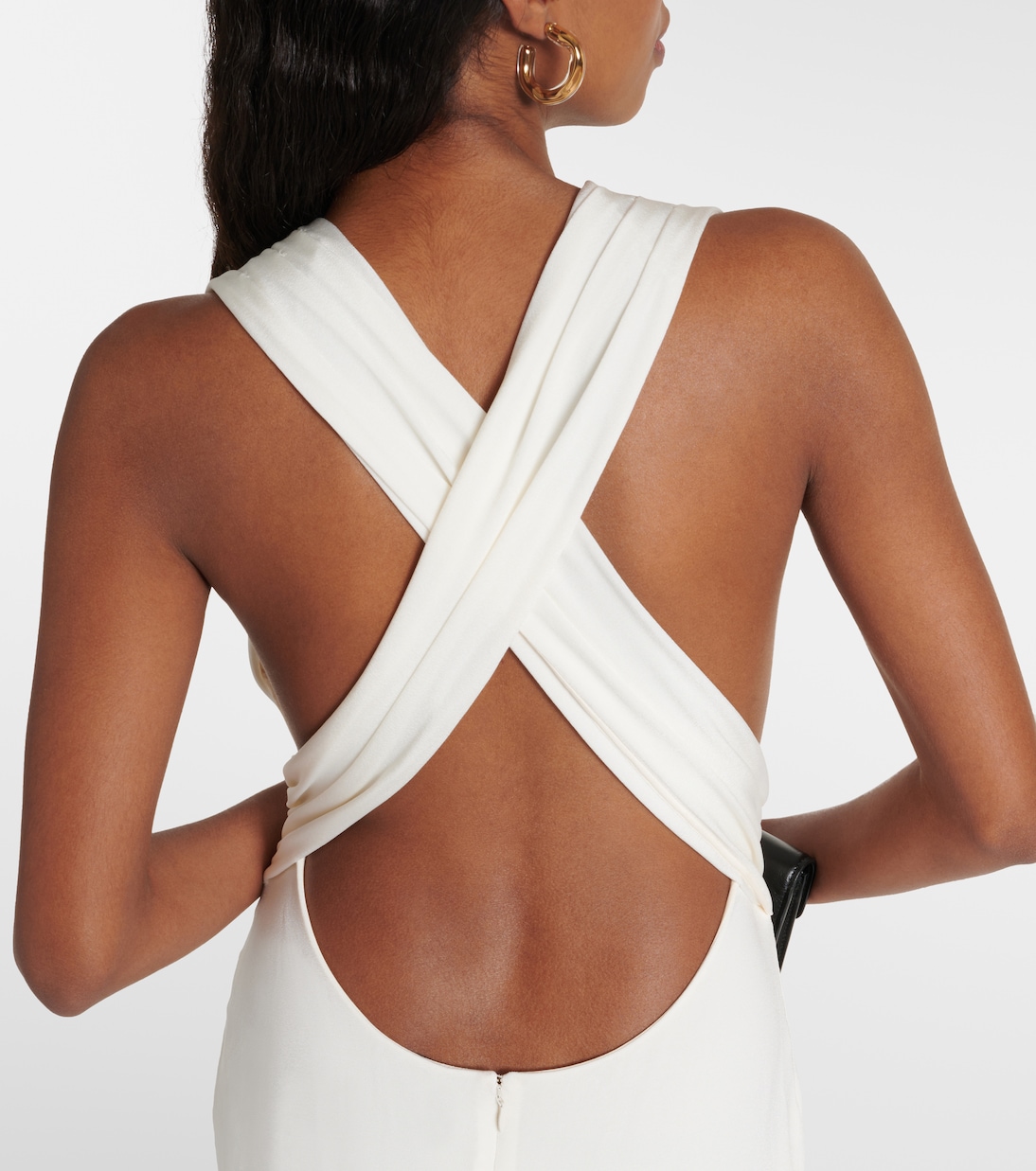 Abito lungo in jersey con cut-out | Tom Ford