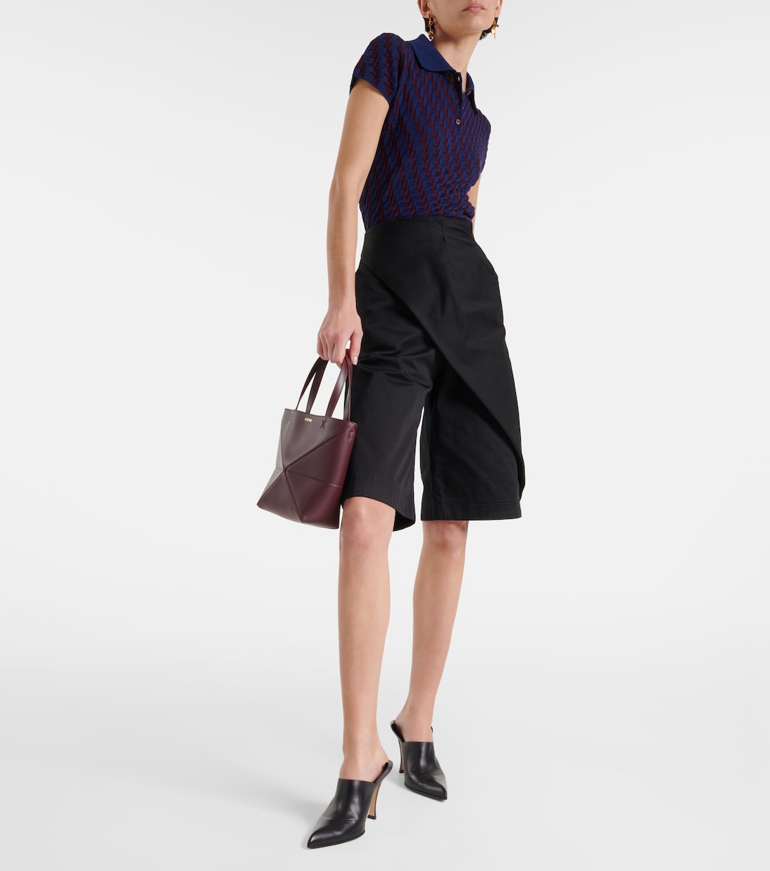 Borsa Puzzle Fold Mini in pelle | Loewe