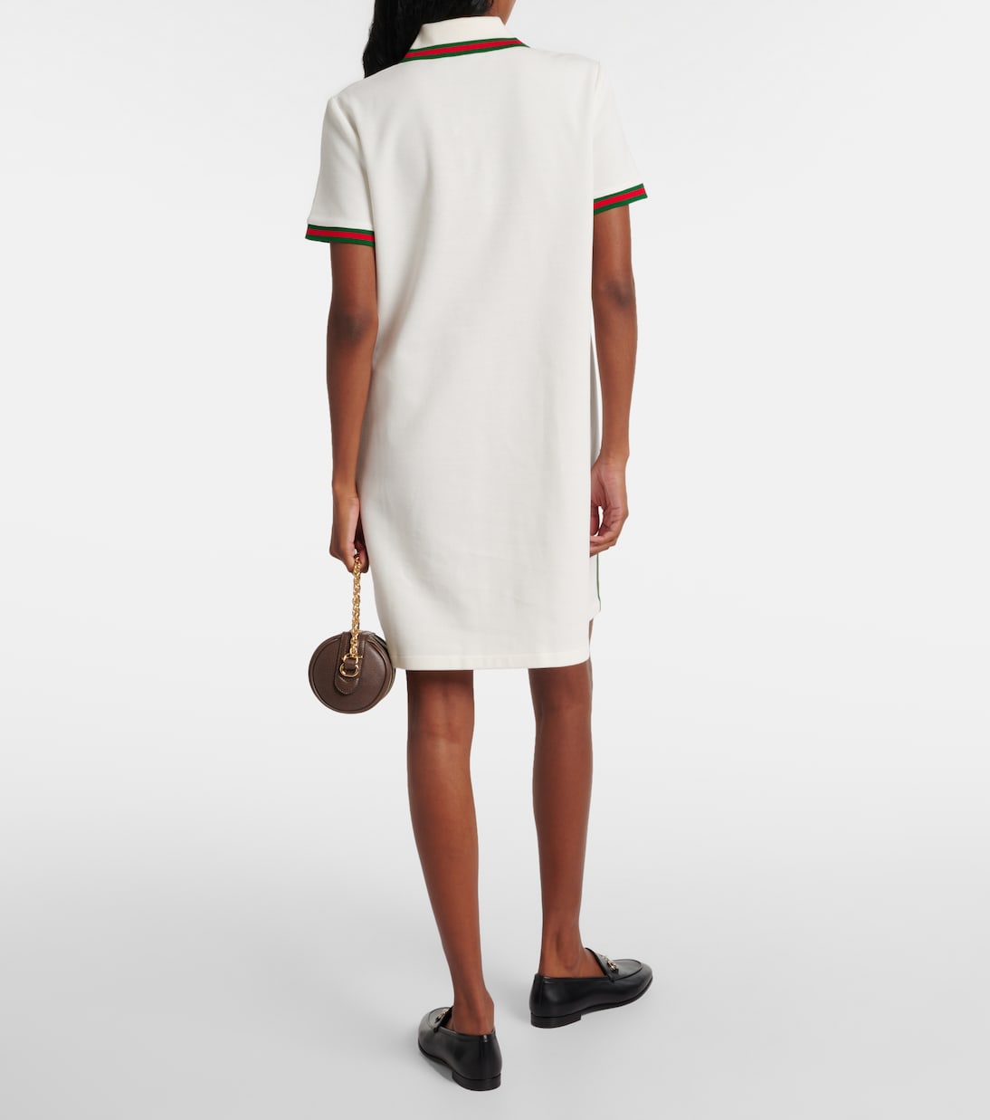 Vestido Polo de Algodón Piqué por Gucci para Jóvenes Modernos