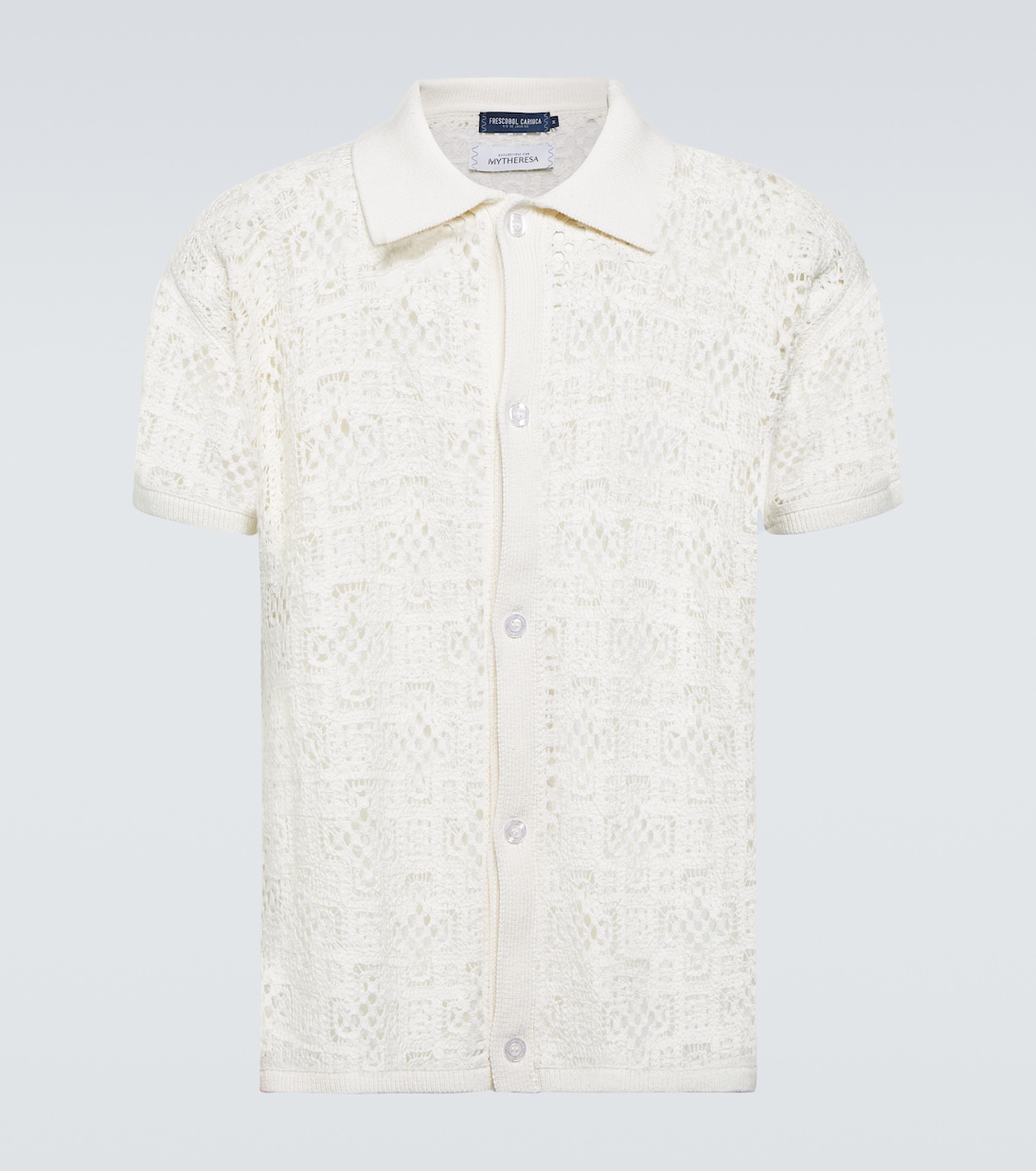 Camisa Raul de croché de algodón | Frescobol Carioca