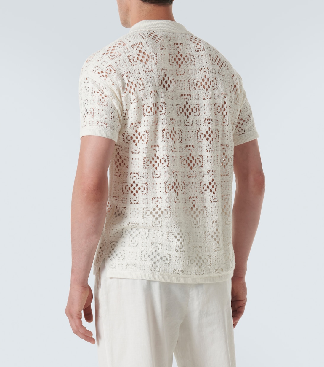 Camisa Raul de croché de algodón | Frescobol Carioca