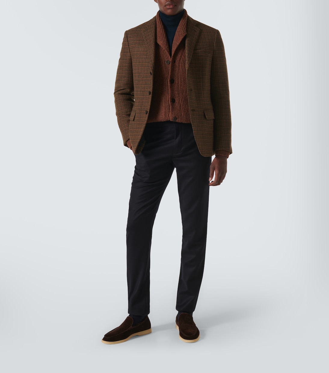 Pantalon slim Leisure City en laine et cachemire | Loro Piana