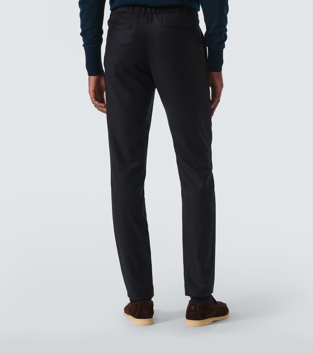 Pantalon slim Leisure City en laine et cachemire | Loro Piana