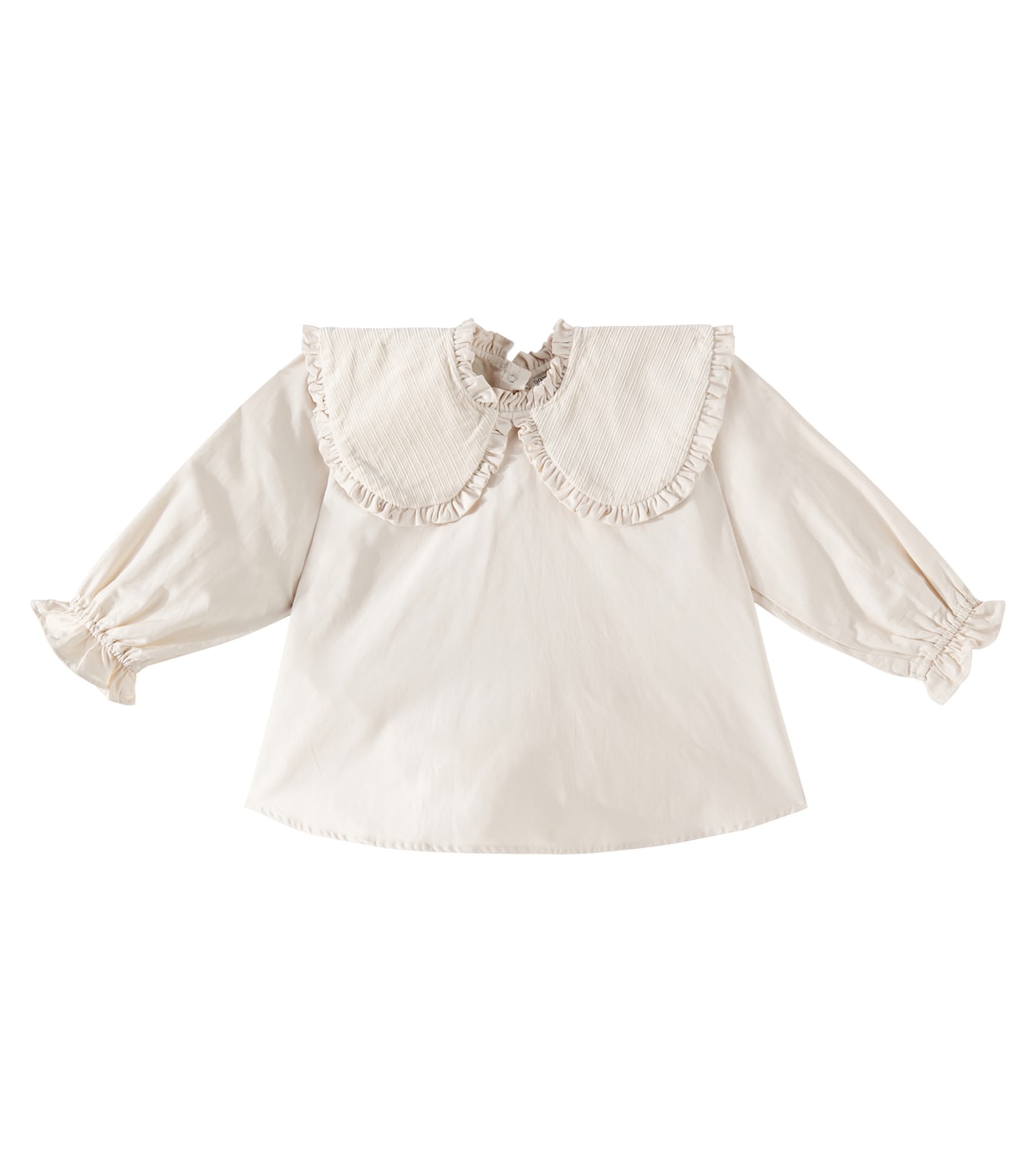 Mellys ruffled cotton-blend blouse | Donsje