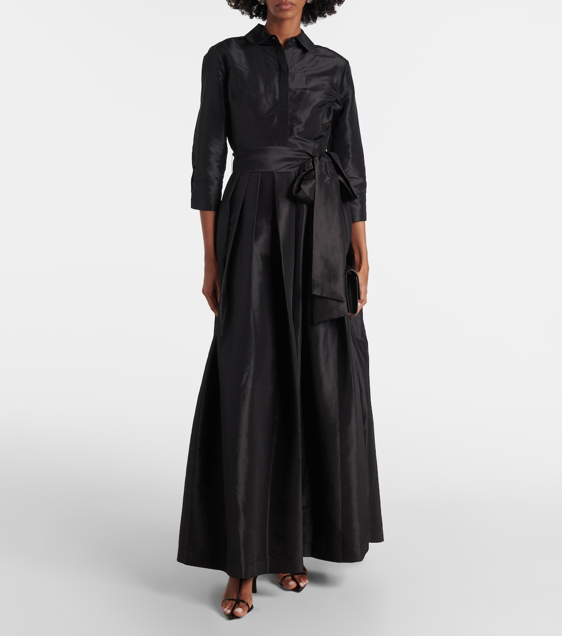 Julip belted taffeta gown | Simkhai