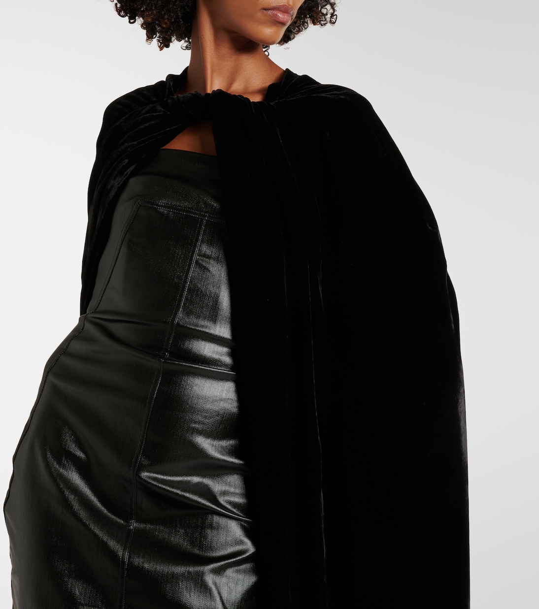 Mantella in velluto | Rick Owens