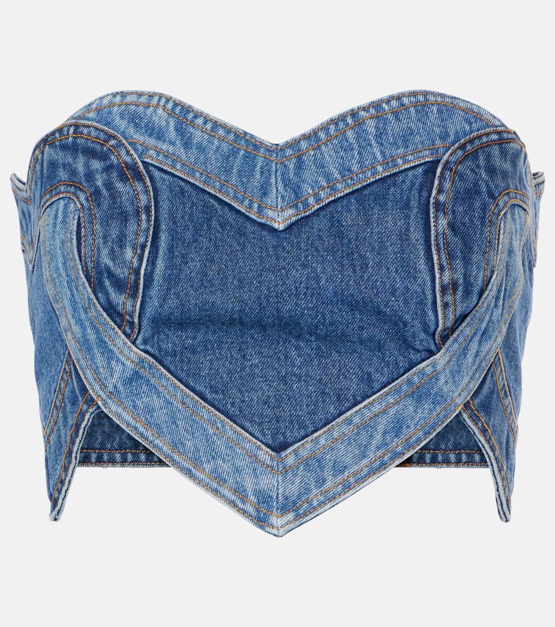 Top aus Denim | Area