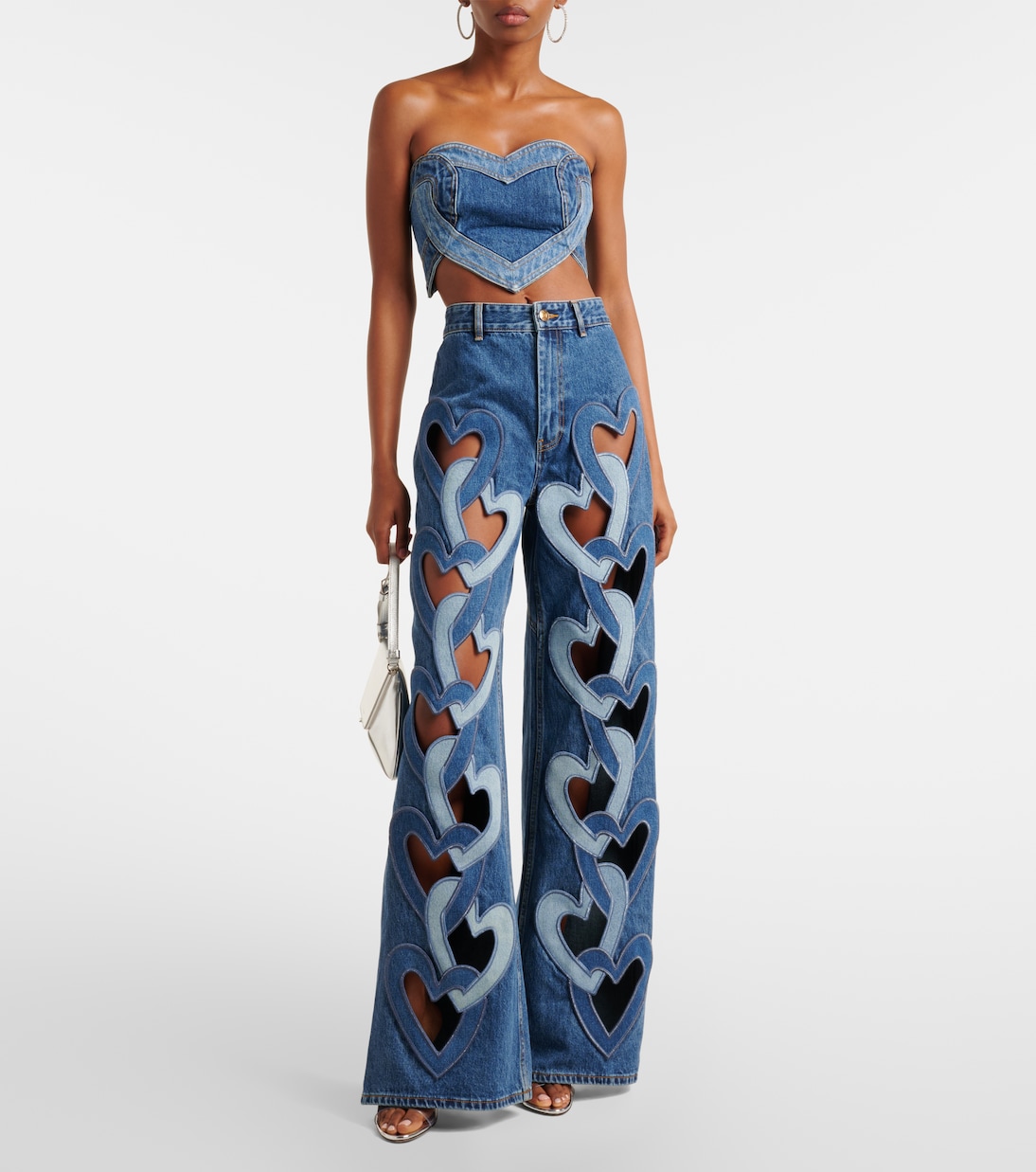 Top aus Denim | Area