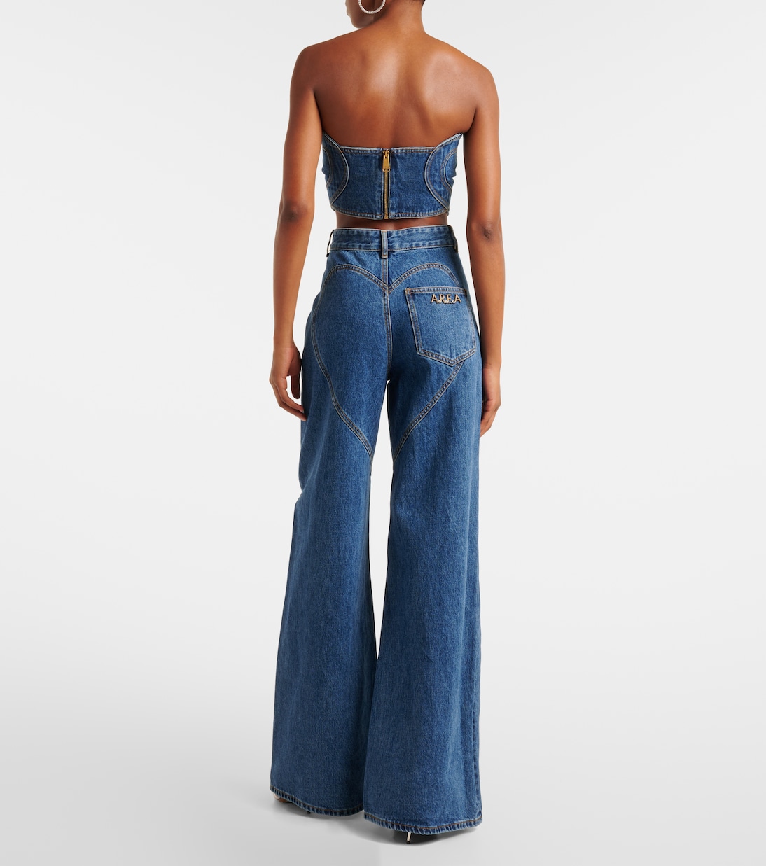 Top aus Denim | Area