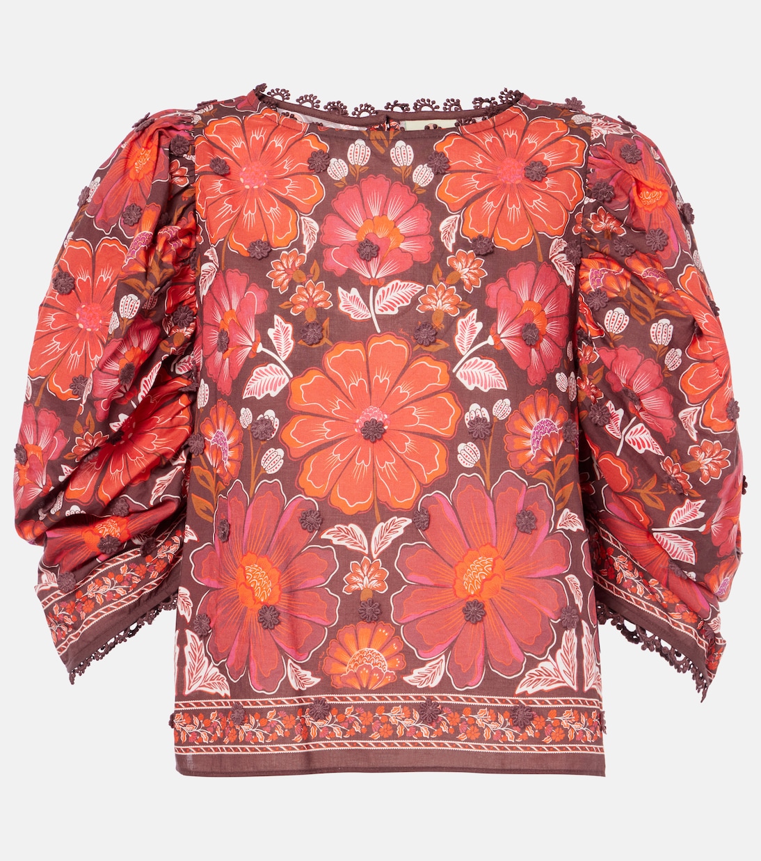 Top Gigi Tapestry aus Baumwolle | Farm Rio