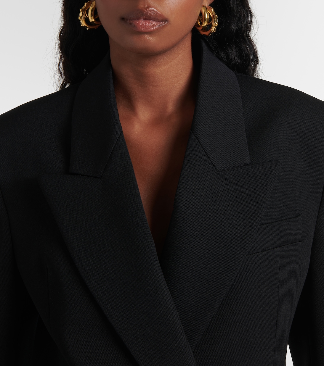 Blazer en laine vierge à fleurs | Valentino