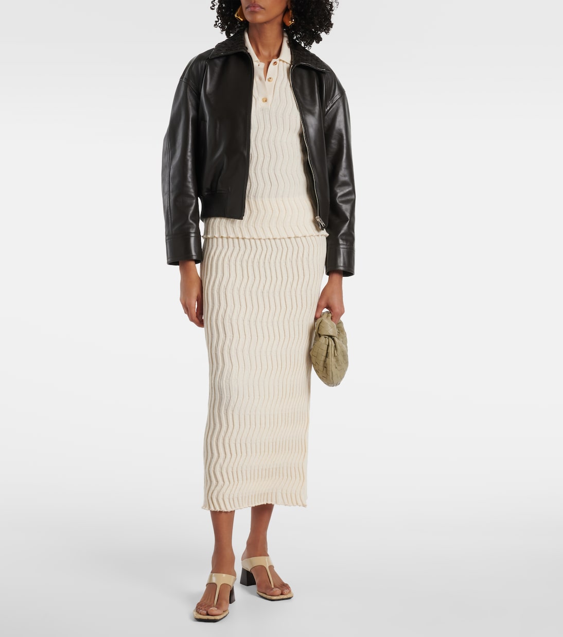 Jodie Mini Intrecciato leather shoulder bag | Bottega Veneta