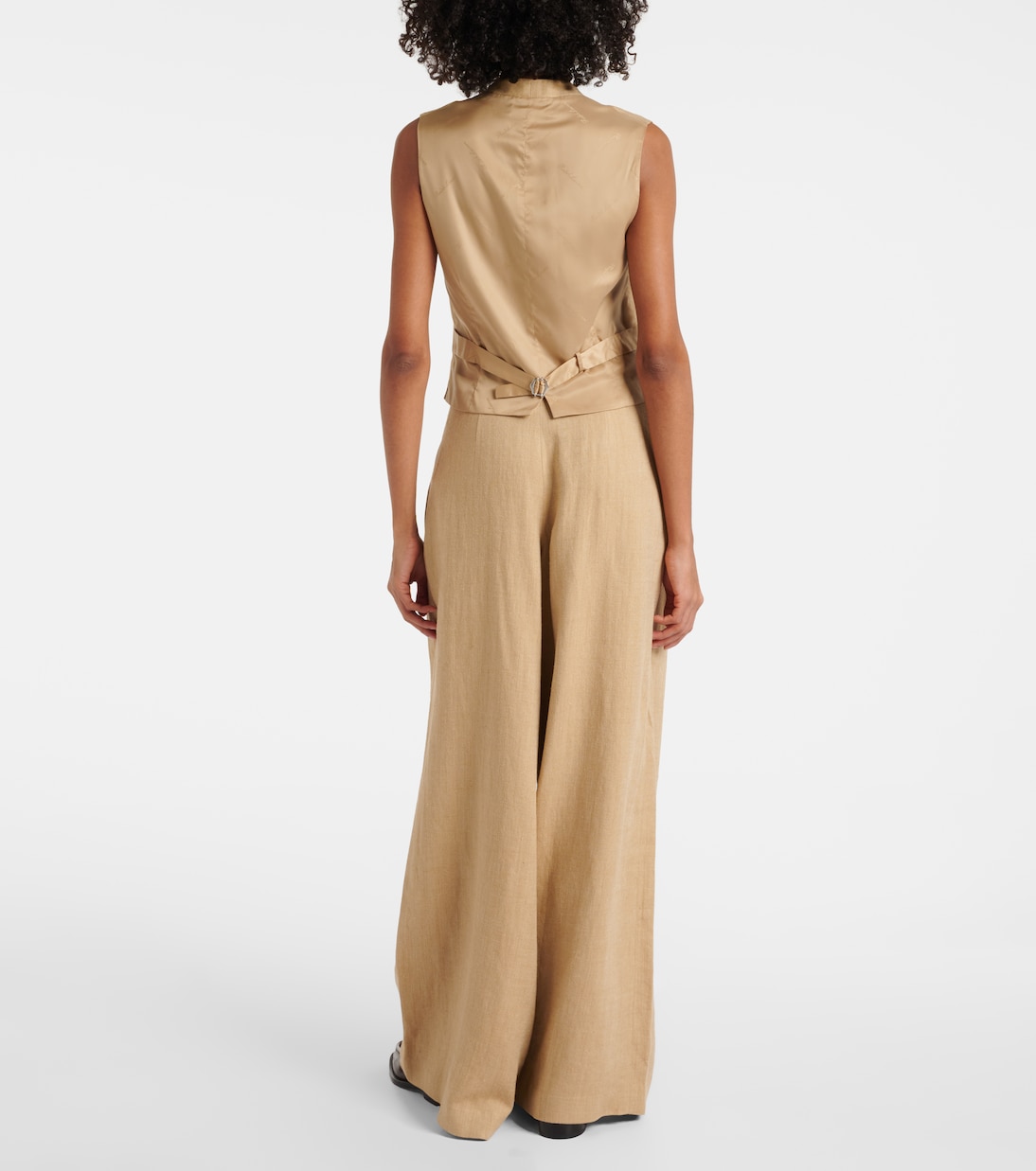 Gilet Jaiden in seta e lino | Ralph Lauren Collection