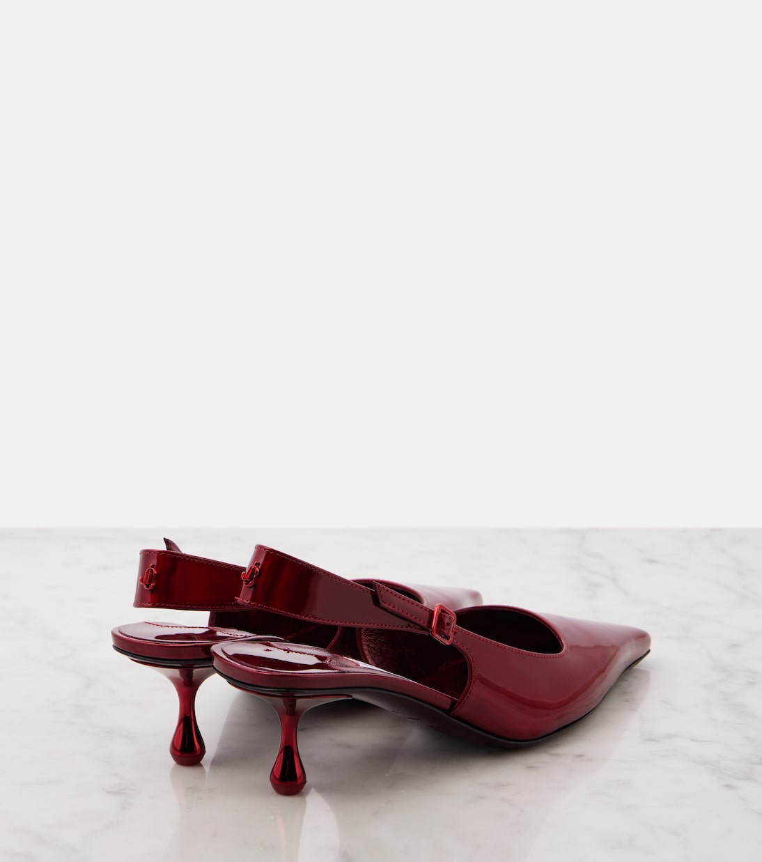 Pumps slingback Amel 50 in vernice | Jimmy Choo